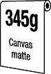 profesionální matné FineArt plátno pro inkjet plotry - 345 g/m2