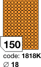 neon-orange Laser/ Copy Etiketten