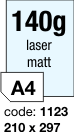 Laser-Papier Matt - 140 g/m2