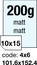 Inkjet Fotopapier Beidseitig Matt - 200 g/m2